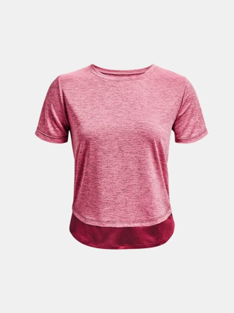 تیشرت زنانه تک ونت Tech Vent صورتی آندر آرمور under armour بوفه