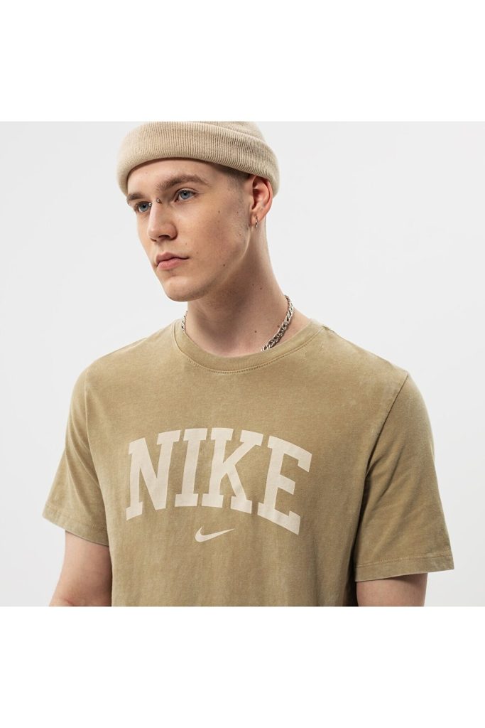 تیشرت اورجینال رنگ خاکی Dc0724-297 نایک Nike بوفه