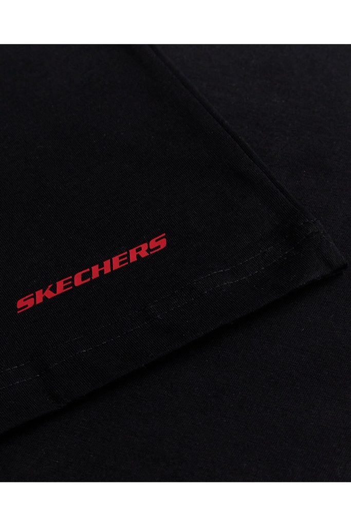 تیشرت مردانه Chest Logo مشکی اصل اسکچرز Skechers بوفه