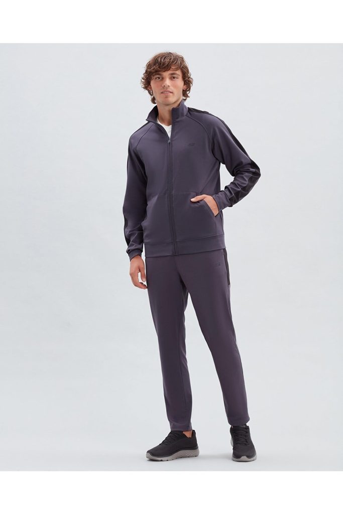 خرید ست ورزشی میکرو اسنشیال Micro Essential خاکستری اسکچرز Skechers بوفه