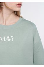 تیشرت سبز لوگو Logo اورسایز ماوی Mavi بوفه