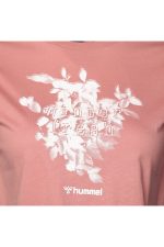 تیشرت زنانه آچلیا Achillea صورتی رنگ برند هومل Hummel بوفه