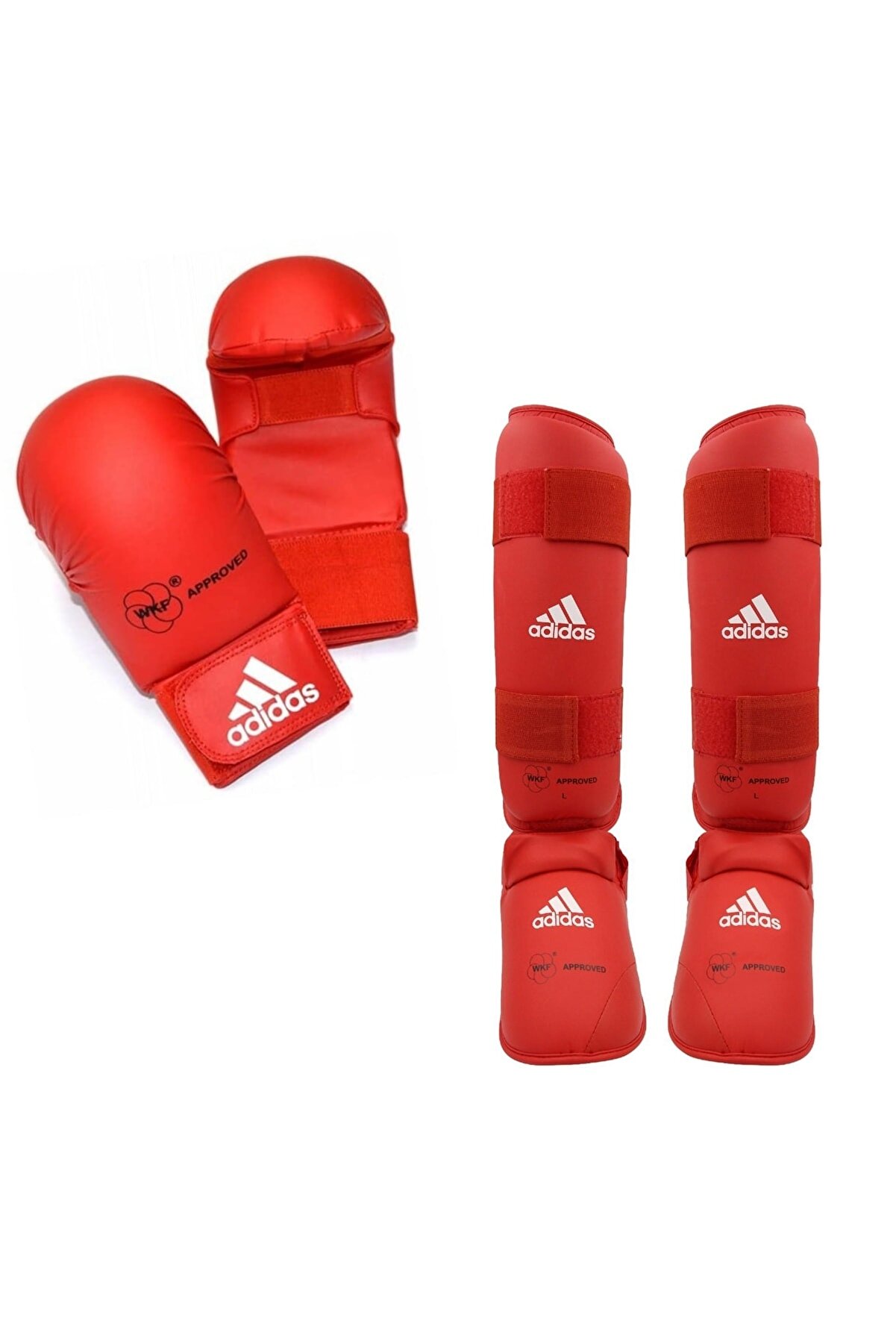af7e7da3c217efc1112dbeaee4e34df8 دستکش و ست محافظ کاراته قرمز اورجینال آدیداس Adidas بوفه