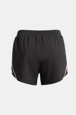 شورت ورزشی زنانه فلای بای Fly-by 2 با رنگ مشکی و نوار های صورتی اصل بوفه