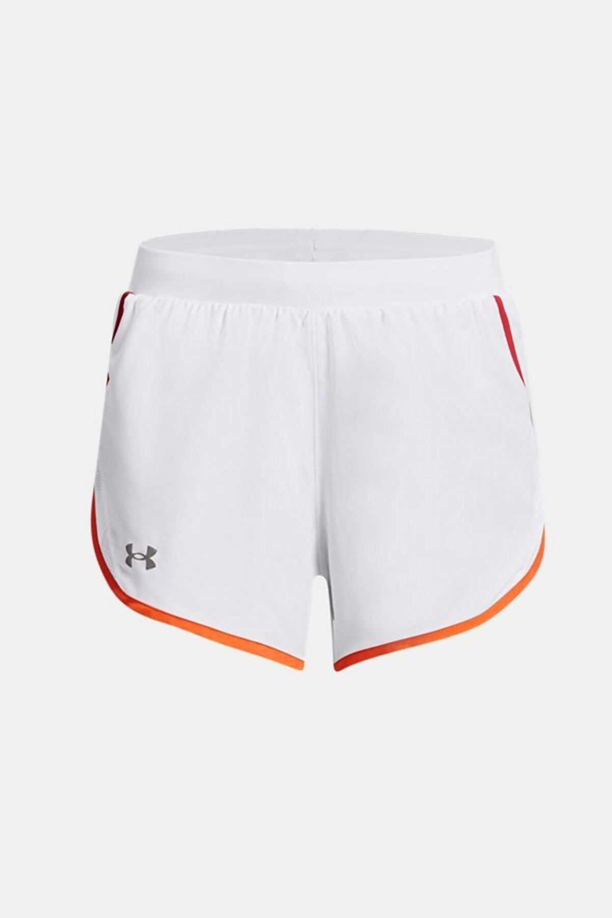 shorts-under-armour-fly-by-2-white شورت ورزشی زنانه فلای بای Fly-by 2 اصل سفید آندر آرمور Under Armour بوفه