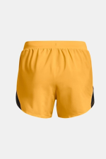 شورت ورزشی زنانه فلای بای Fly-by 2 زرد اصل آندر آرمور Under Armour بوفه