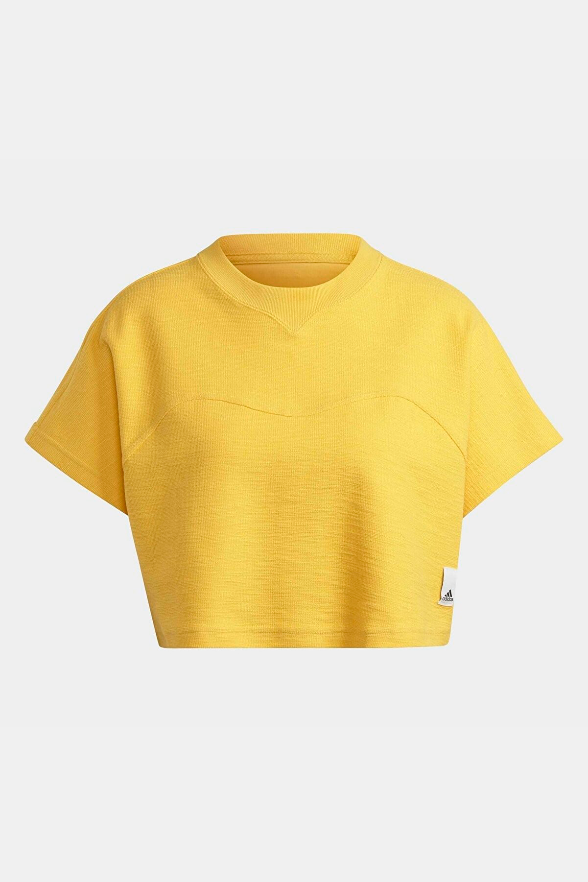 t-shirt-adidas-lounge-yellow تی شرت زنانه لانج Lounge اورجینال بوفه