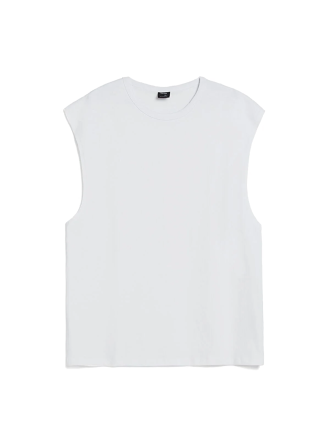 خرید تیشرت بدون آستین اورجینال برشکا Bershka بوفه