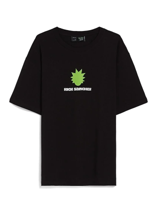 تیشرت طرح ریک اند مورتی باکسی Boxy اصل برشکا Bershka بوفه