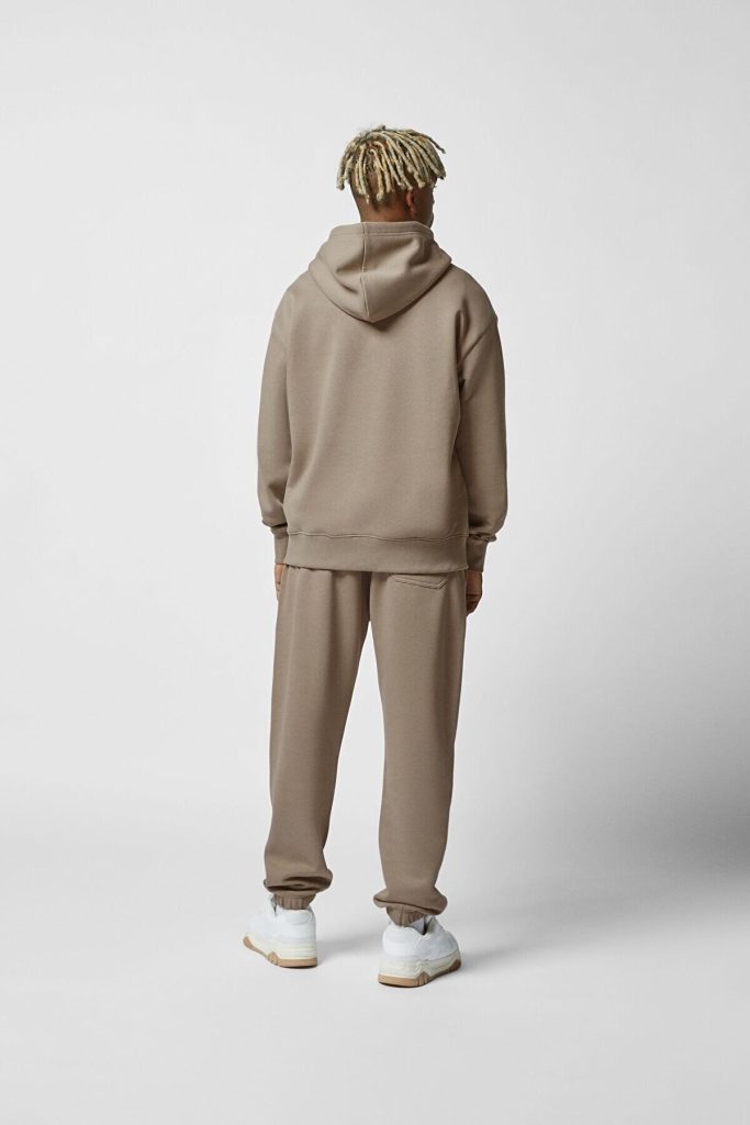 هودی مشکی مردانه کلاه دار برشکا Bershka بوفه