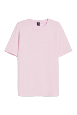 تیشرت معمولی آستین کوتاه صورتی اورجینال برشکا Bershka بوفه