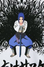 تیشرت باکسی طرح ناروتو اورجینال برشکا Bershka بوفه