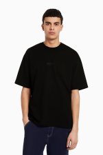 تی شرت طرح دار آستین کوتاه اورجینال برشکا Bershka بوفه