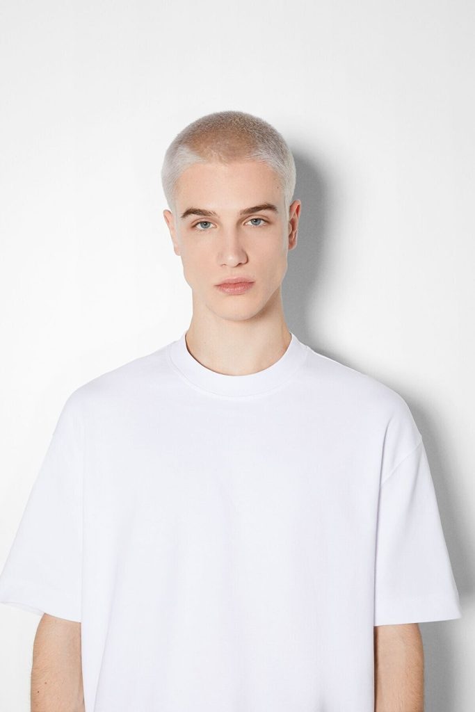 خرید تی شرت مشکی اورجینال برشکا Bershka بوفه