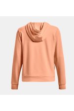 هودی رایوال تری Rival Terry زنانه نارنجی اورجینال آندر آرمور Under Armour بوفه