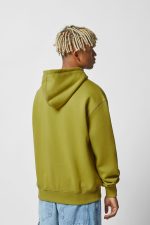 هودی مشکی مردانه کلاه دار برشکا Bershka بوفه