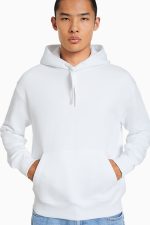 هودی مشکی مردانه کلاه دار برشکا Bershka بوفه