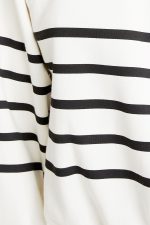 دورس سفید آستین رگلان زنانه برشکا Bershka بوفه