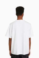 تی شرت باکسی طرح دار مردانه اصل برند برشکا Bershka بوفه