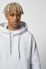 هودی مردانه سبز اورجینال برند برشکا Bershka بوفه