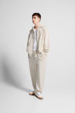 سویشرت کلاهدار مشکی مردانه اورجینال برشکا Bershka بوفه