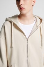 سویشرت کلاهدار مشکی مردانه اورجینال برشکا Bershka بوفه