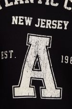 سویشرت زنانه سرمه ای برند برشکا Bershka بوفه