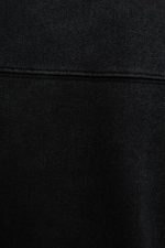 سویشرت بدون زیپ اورسایز مشکی زنانه برشکا Bershka بوفه