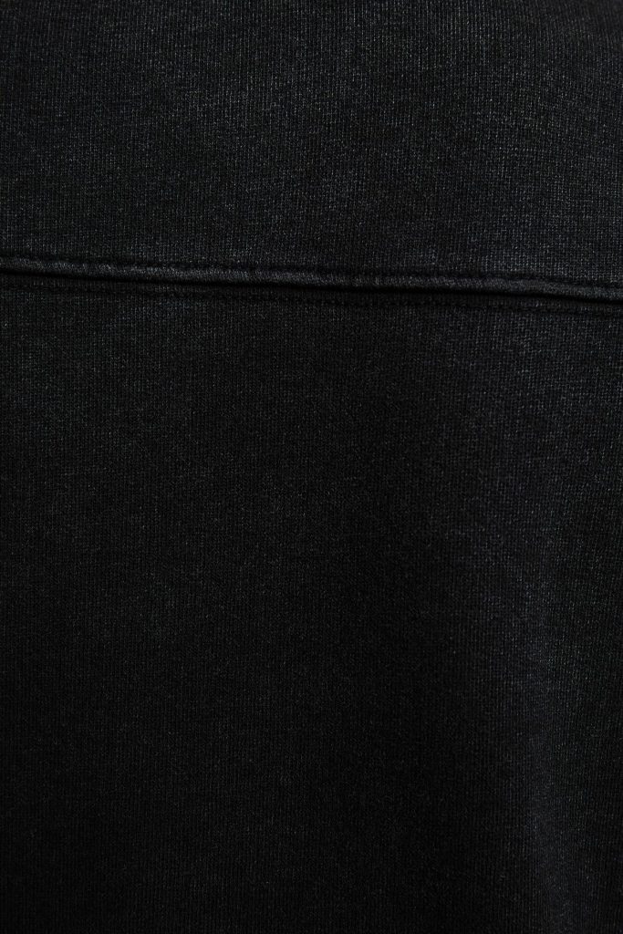 سویشرت بدون زیپ اورسایز مشکی زنانه برشکا Bershka بوفه