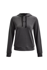 هودی رایوال تری Rival Terry زنانه خاکستری اورجینال آندر آرمور Under Armour بوفه