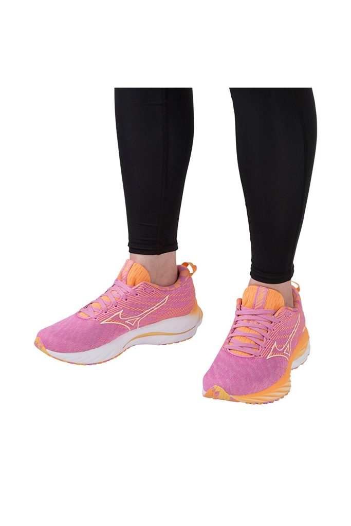 کفش دویدن زنانه Wave Rider 26 Roxy صورتی میزانو Mizuno بوفه