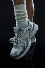 کفش ورزشی سفید زنانه برند برشکا Bershka بوفه