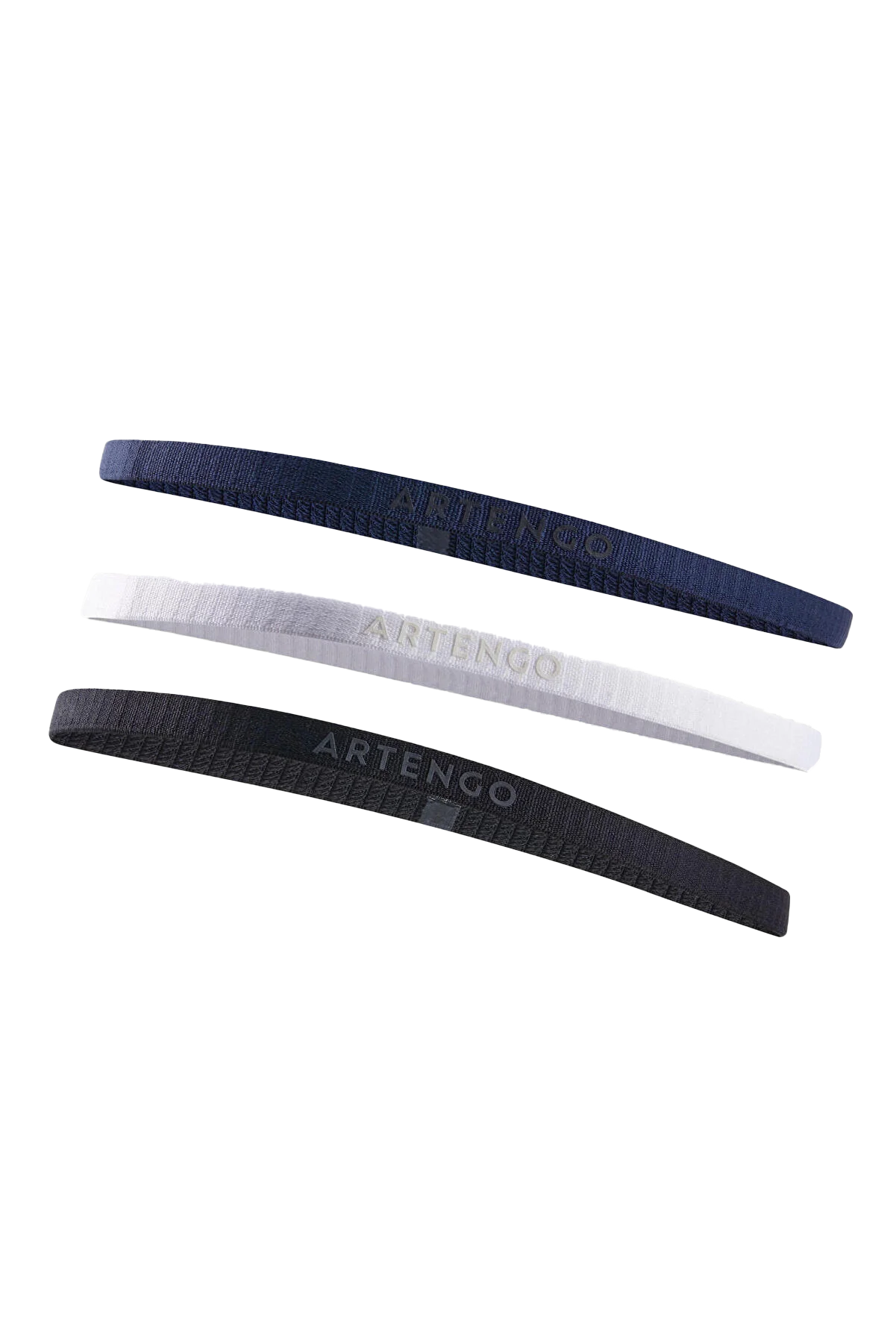 1_org_zoom - 2023-12-17T023138.130 Decathlon گیره مو آرتنگو - 3 تیکه مشکی سفید سرمه ای - دکاتلون - گیره مو