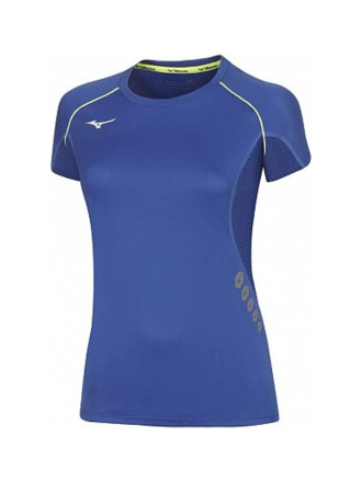 Mizuno تیشرت ورزشی زنانه آبی Premium Tee اورجینال